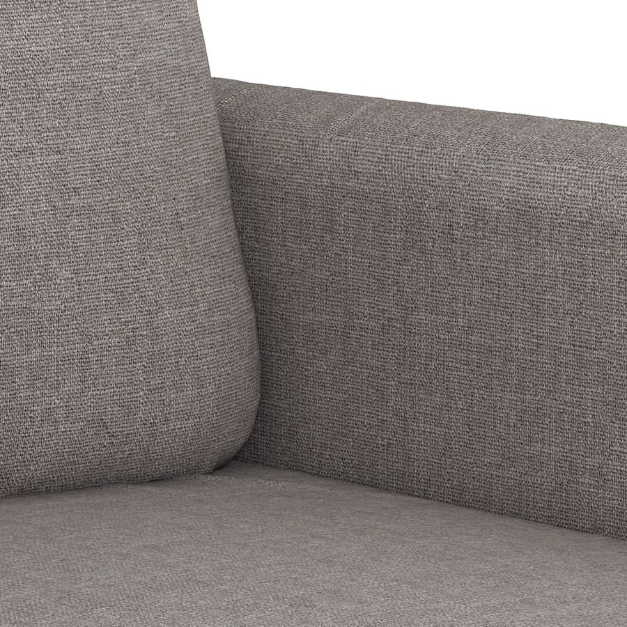 3-Delige Loungeset Stof Taupe met kussens