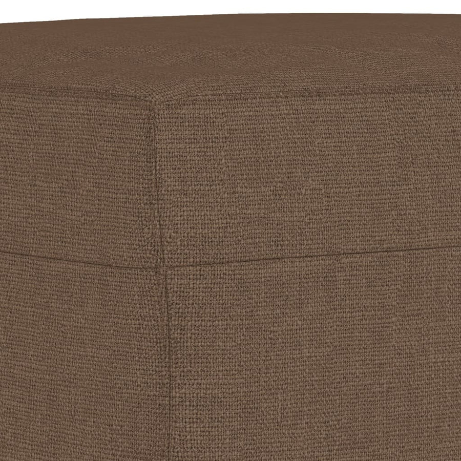 4-Delige Loungeset Met Kussens Stof Bruin