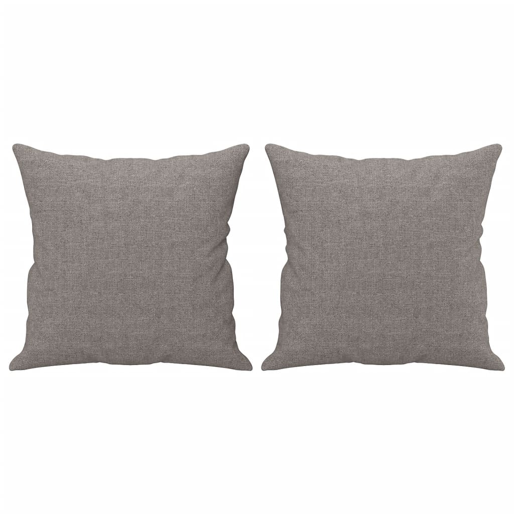 3-delige Loungeset met kussens stof taupe