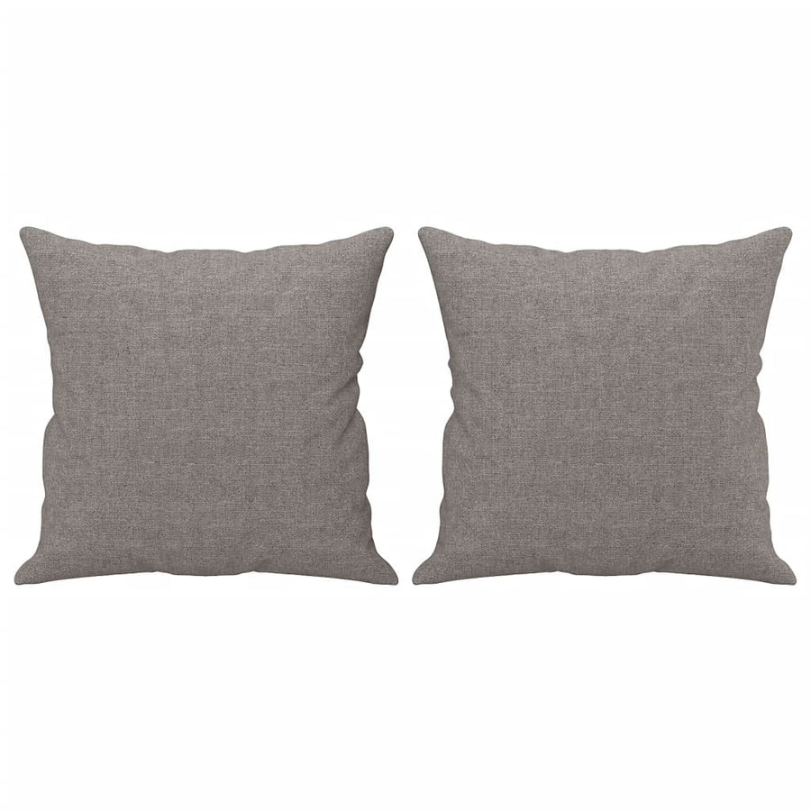 3-delige Loungeset met kussens stof taupe