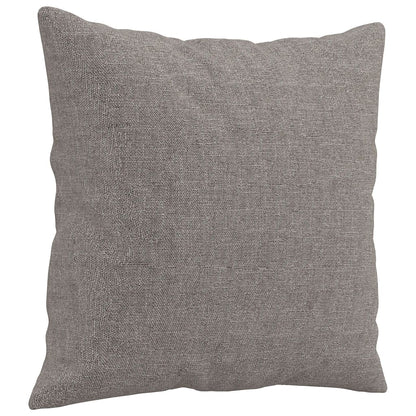 3-delige Loungeset met kussens stof taupe