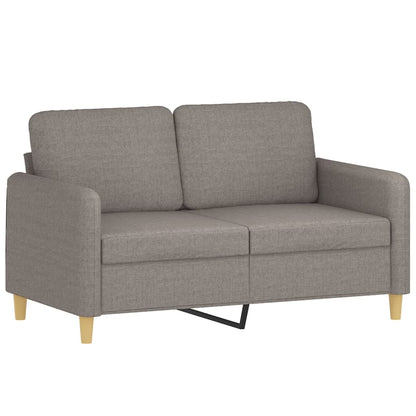 2-Delige Loungeset Stof Taupe met kussens
