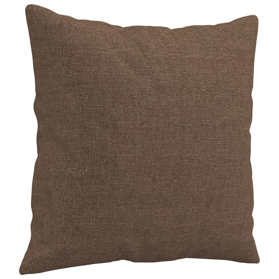 3-delige Loungeset met kussens stof bruin