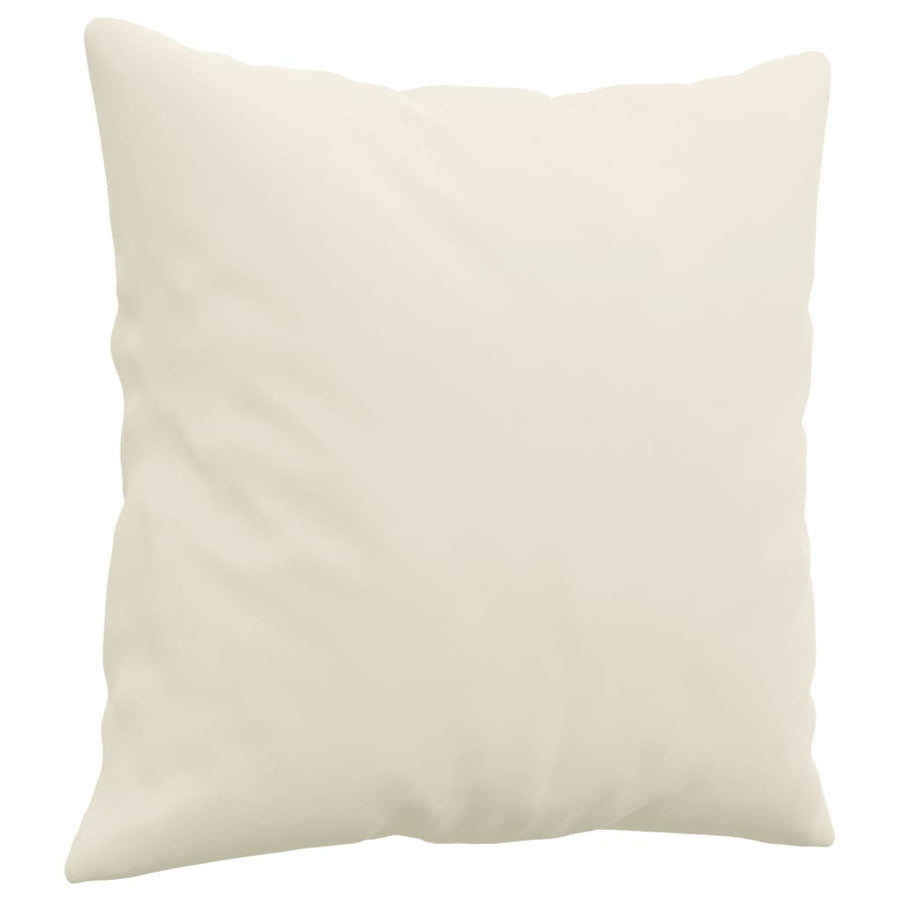 3-Delige Loungeset Fluweel Kleurig Crème met kussens