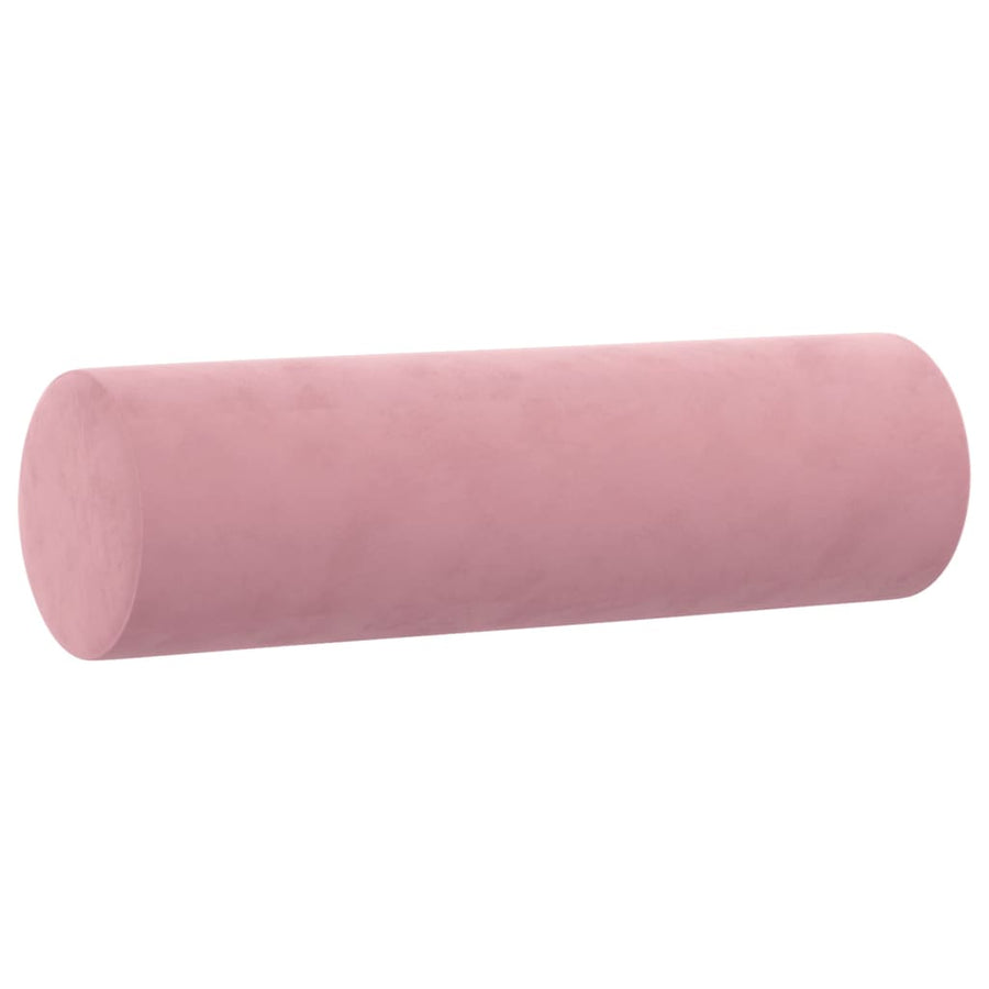 3-delige Loungeset met kussens fluweel roze