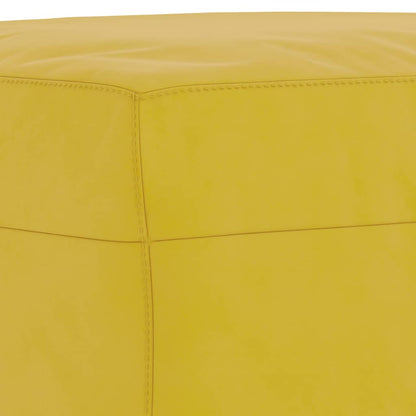 3-delige Loungeset met kussens fluweel geel