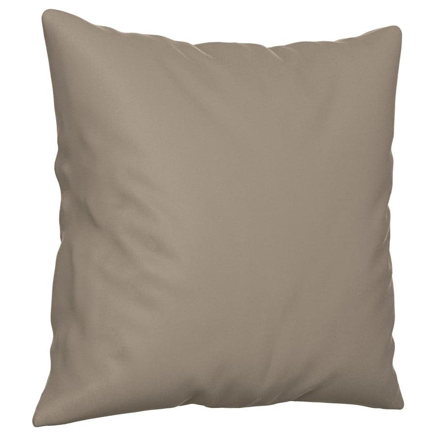 4-Delige Loungeset Met Kussens Microvezelstof Taupe