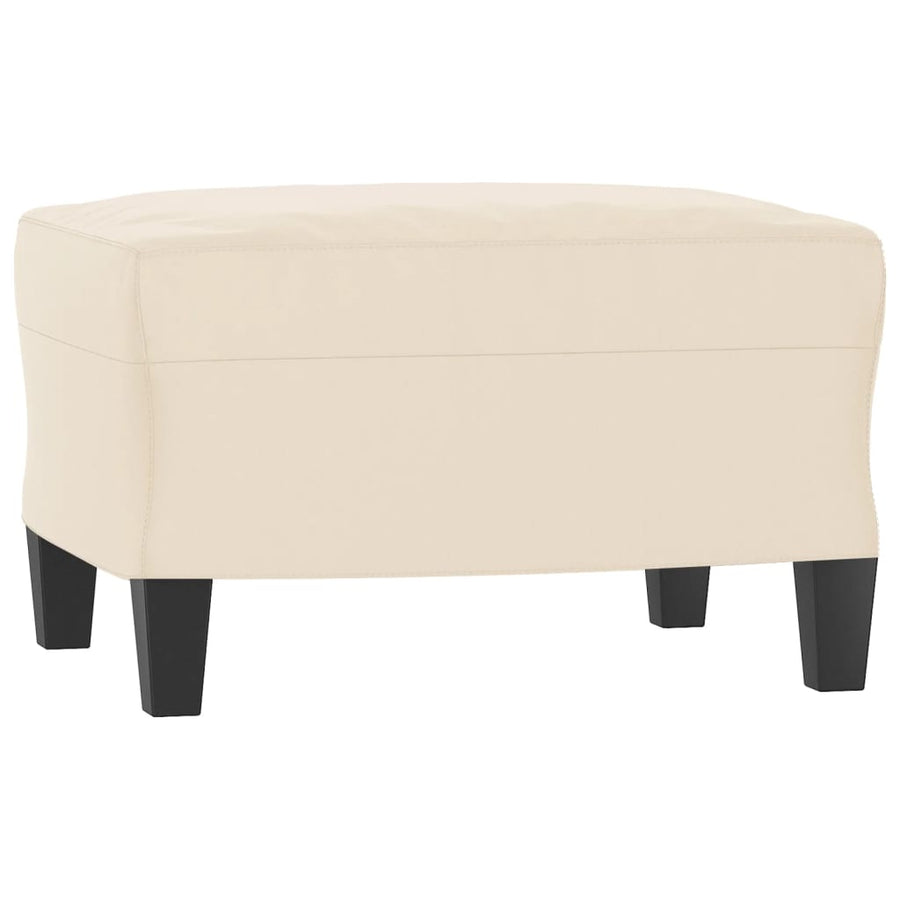 4-delige Loungeset met kussens microvezelstof beige