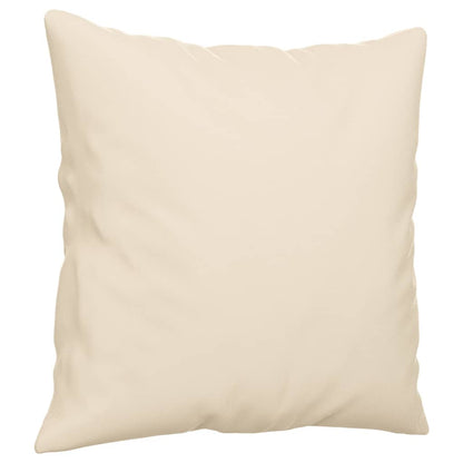 4-delige Loungeset met kussens microvezelstof beige