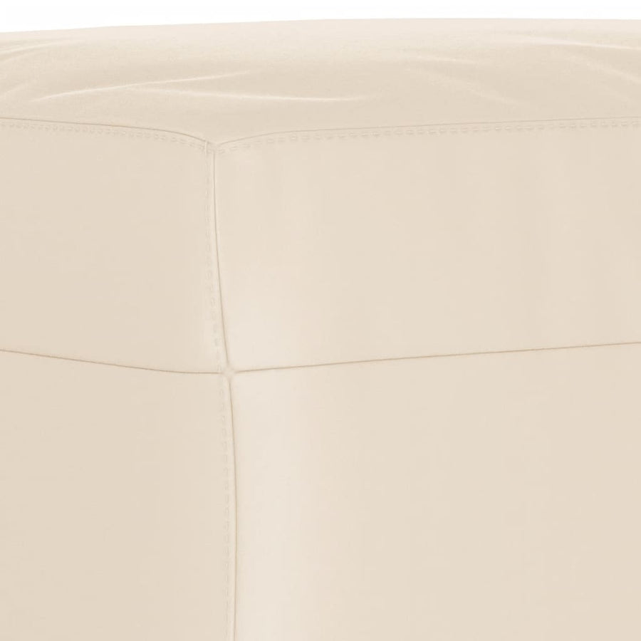 4-delige Loungeset met kussens microvezelstof beige