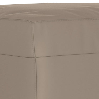 3-Delige Loungeset Met Kussens Microvezelstof Taupe