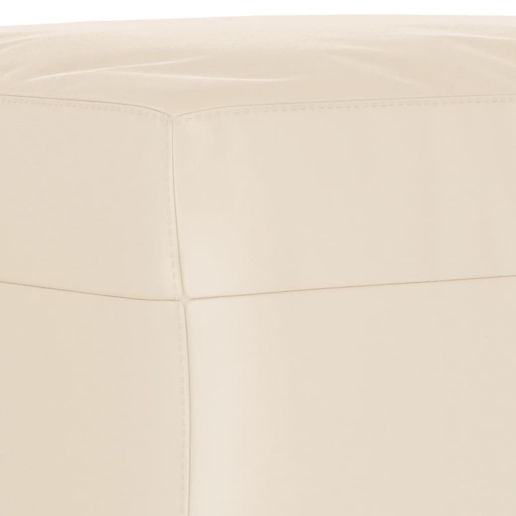 3-delige Loungeset met kussens microvezelstof beige