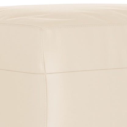 3-delige Loungeset met kussens microvezelstof beige