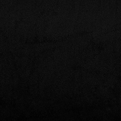 2-Delige Loungeset Microvezelstof Zwart met kussens