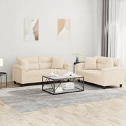 Loungeset 2-delig microvezel beige