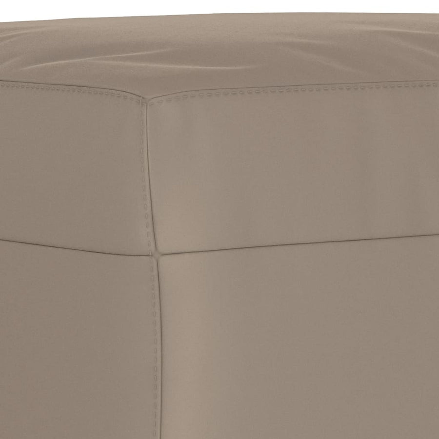 3-Delige Loungeset Met Kussens Microvezelstof Taupe