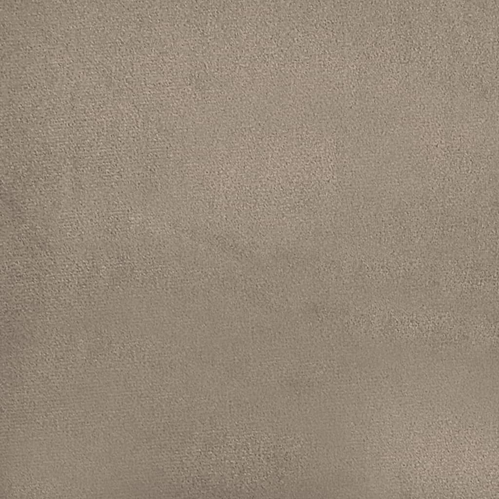2-Delige Loungeset Microvezelstof Taupe met kussens