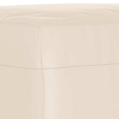 3-delige Loungeset met kussens microvezelstof beige