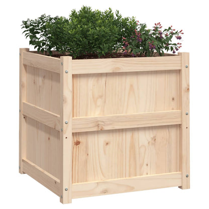 Plantenbak 60X60X60 Cm Massief Grenenhout 1 Natuurlijk grenenhout