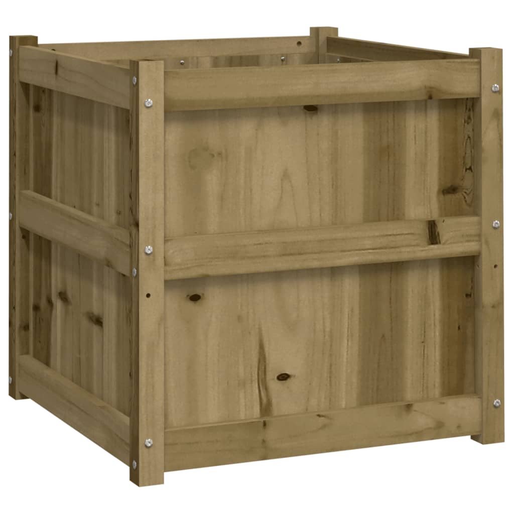 Plantenbakken Cm Geïmpregneerd Hout 2 Naturel geïmpregneerd