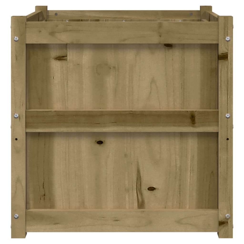 Plantenbakken Cm Geïmpregneerd Hout 2 Naturel geïmpregneerd