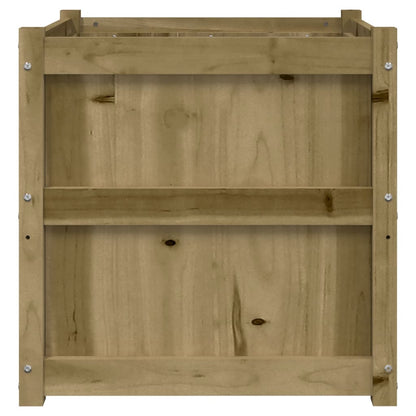 Plantenbakken Cm Geïmpregneerd Hout 2 Naturel geïmpregneerd