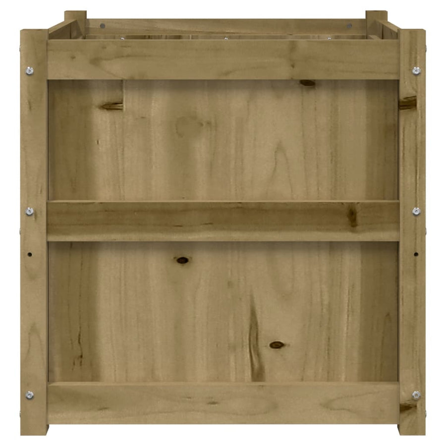 Plantenbakken Cm Geïmpregneerd Hout 2 Naturel geïmpregneerd