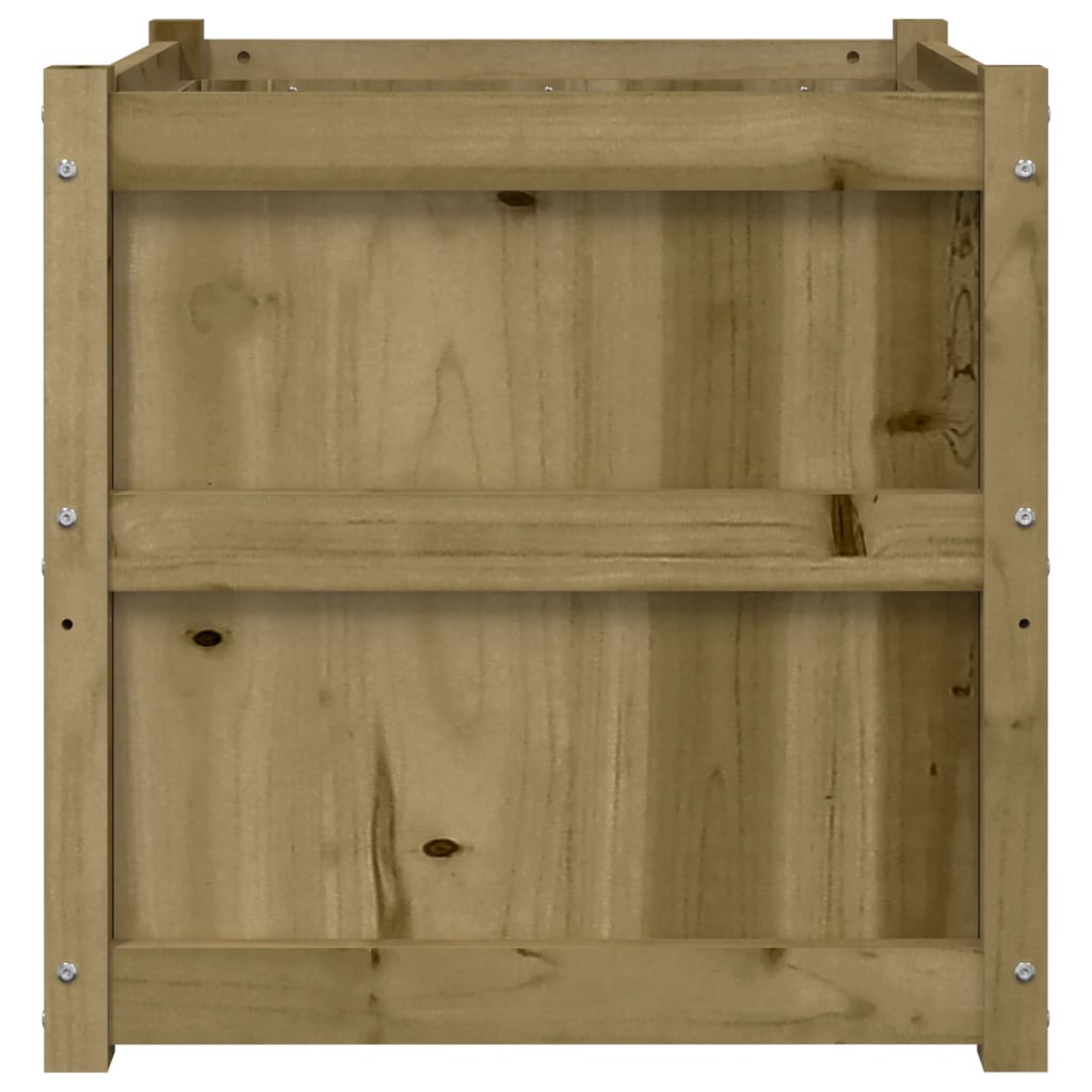 Plantenbakken Cm Geïmpregneerd Hout 2 Naturel geïmpregneerd