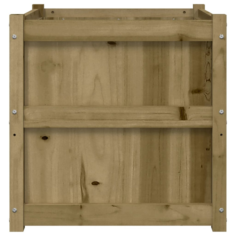 Plantenbakken Cm Geïmpregneerd Hout 2 Naturel geïmpregneerd