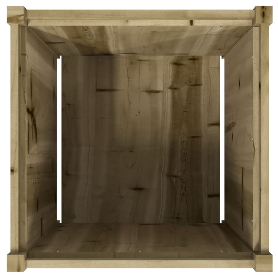 Plantenbakken Cm Geïmpregneerd Hout 2 Naturel geïmpregneerd