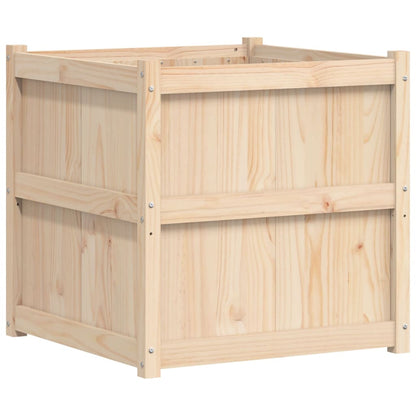 Plantenbak 70X70X70 Cm Massief Grenenhout Natuurlijk grenenhout