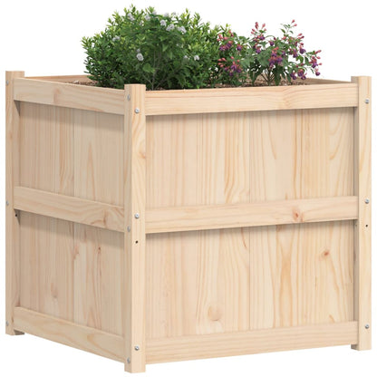 Plantenbak 70X70X70 Cm Massief Grenenhout Natuurlijk grenenhout