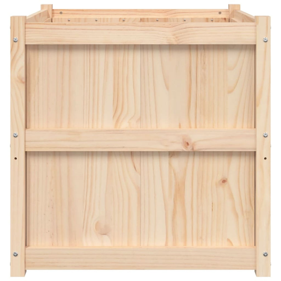 Plantenbak 70X70X70 Cm Massief Grenenhout Natuurlijk grenenhout