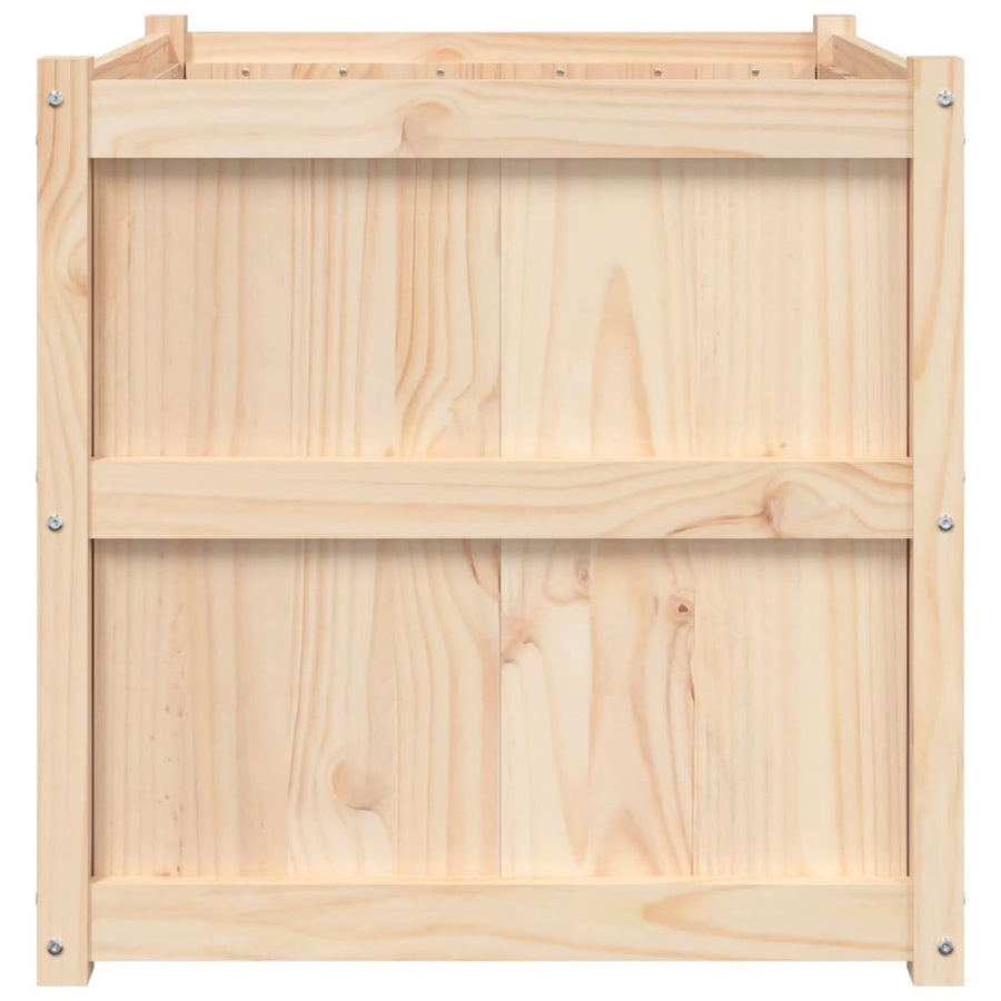 Plantenbak 70X70X70 Cm Massief Grenenhout Natuurlijk grenenhout