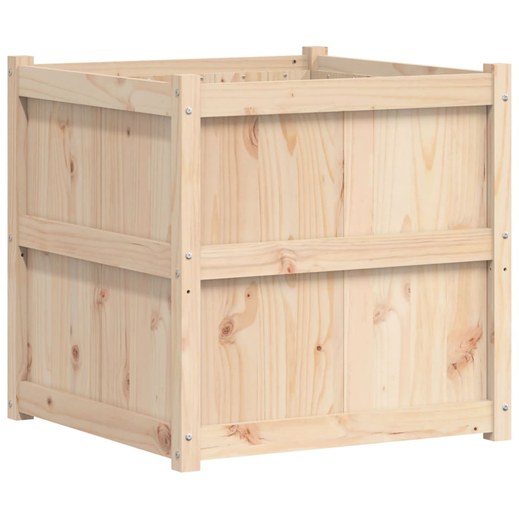 Plantenbak 70X70X70 Cm Massief Grenenhout Natuurlijk grenenhout