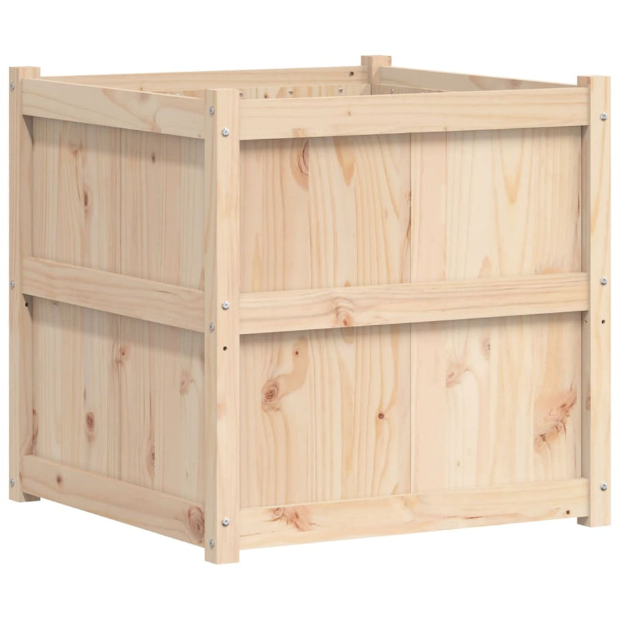 Plantenbak 70X70X70 Cm Massief Grenenhout Natuurlijk grenenhout