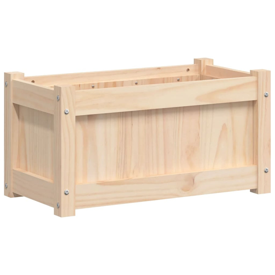 Plantenbak 60X3X3 Cm Massief Grenenhout 1 Natuurlijk grenenhout
