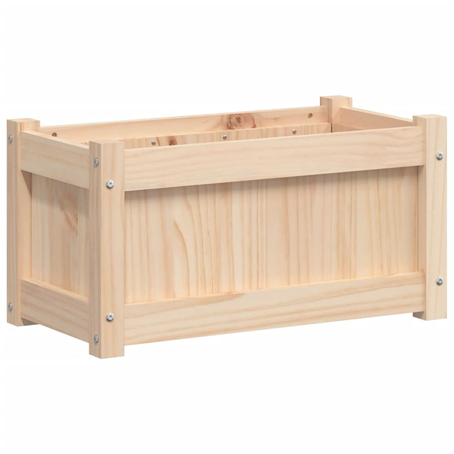 Plantenbak 60X3X3 Cm Massief Grenenhout 1 Natuurlijk grenenhout