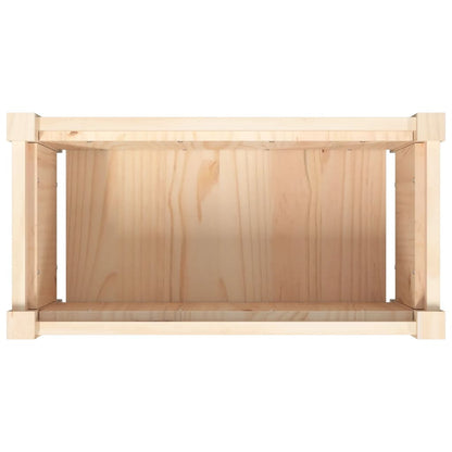 Plantenbak 60X3X3 Cm Massief Grenenhout 1 Natuurlijk grenenhout