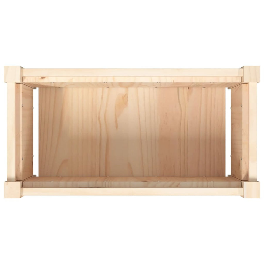 Plantenbak 60X3X3 Cm Massief Grenenhout 1 Natuurlijk grenenhout