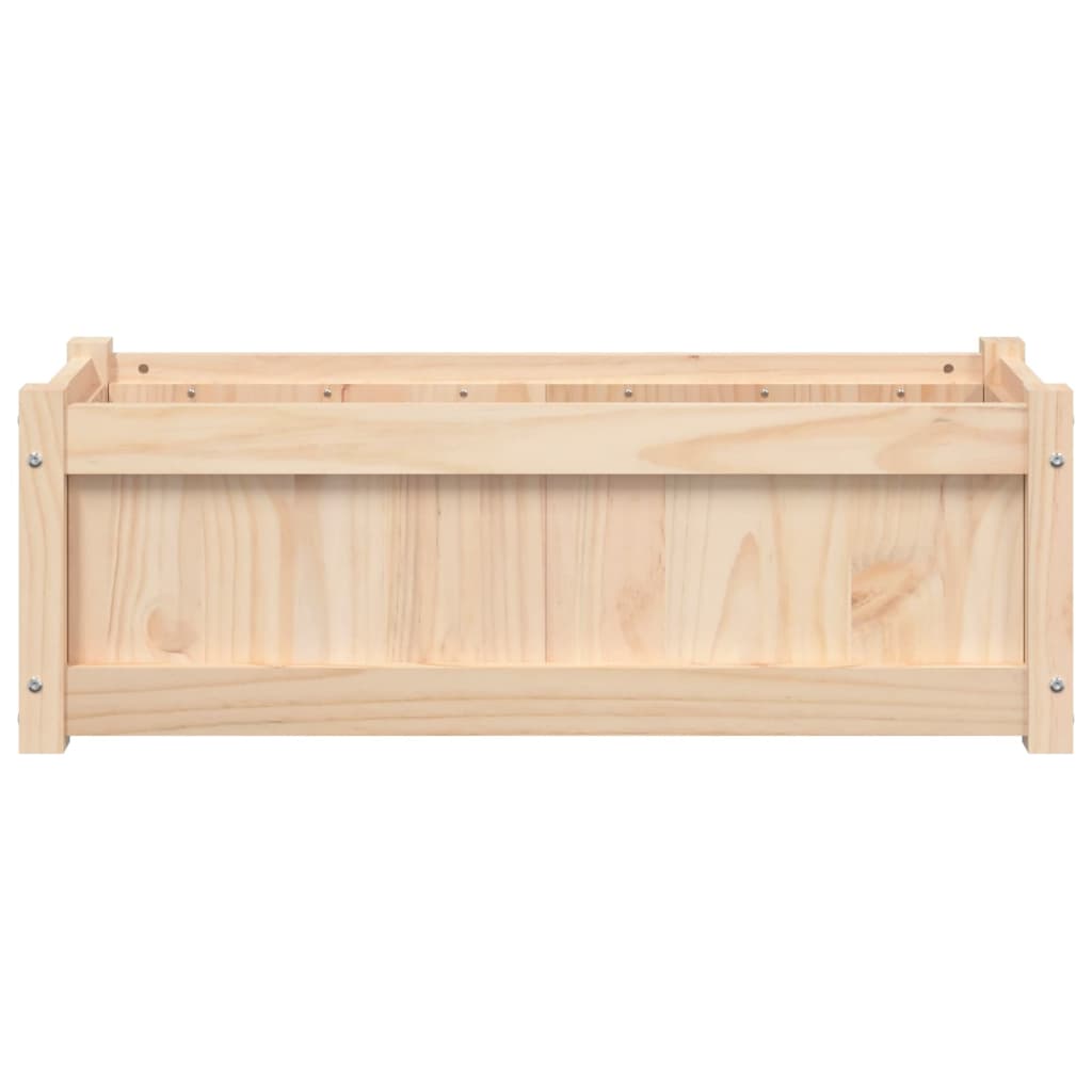 Plantenbak 90X3X3 Cm Massief Grenenhout 1 Natuurlijk grenenhout