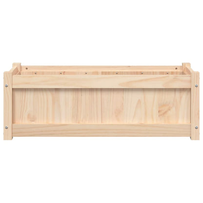 Plantenbak 90X3X3 Cm Massief Grenenhout 1 Natuurlijk grenenhout