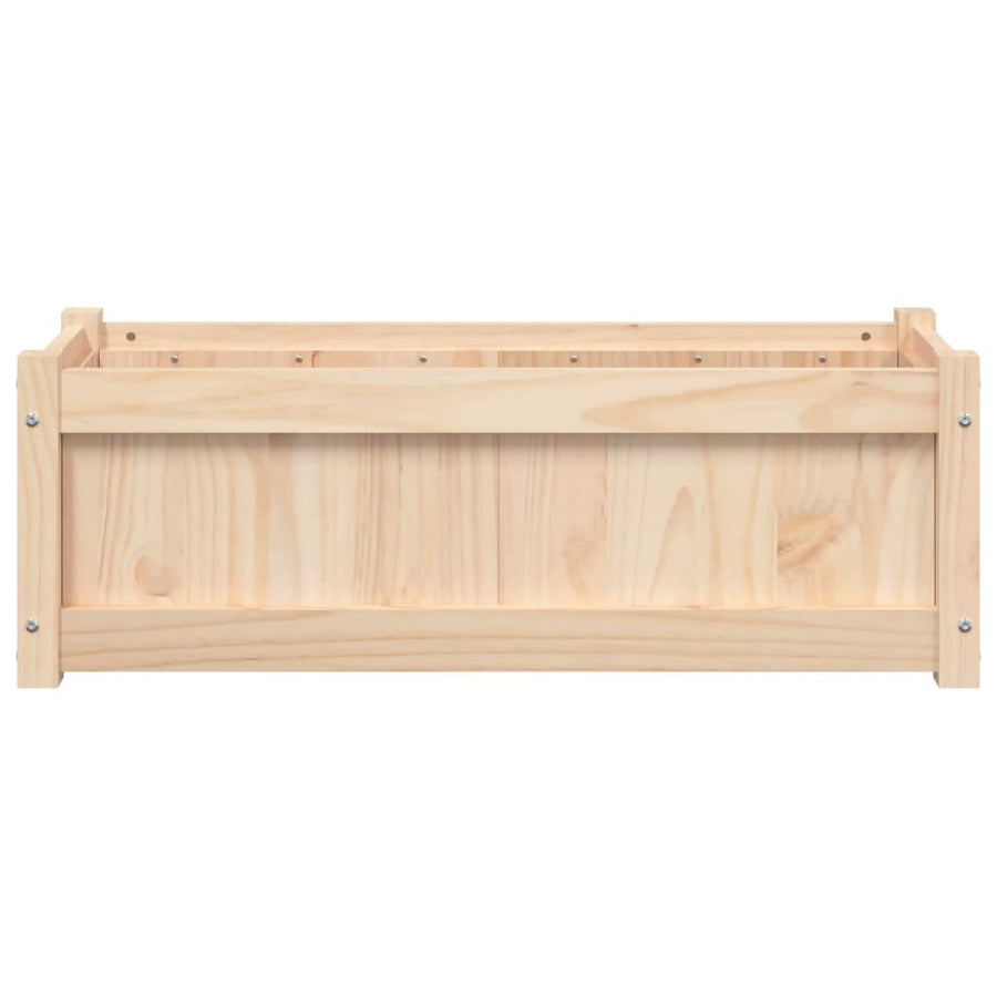 Plantenbak 90X3X3 Cm Massief Grenenhout 1 Natuurlijk grenenhout