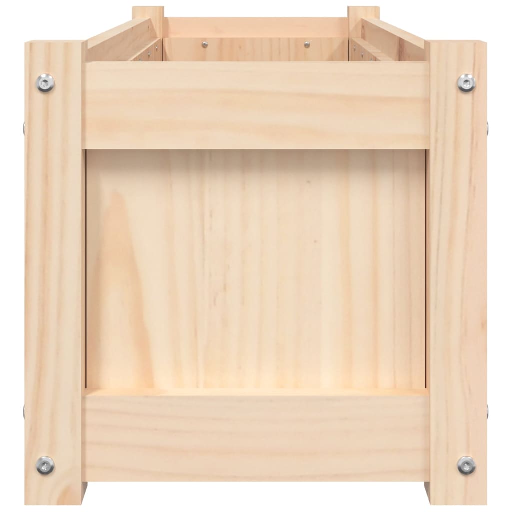 Plantenbak 90X3X3 Cm Massief Grenenhout 1 Natuurlijk grenenhout