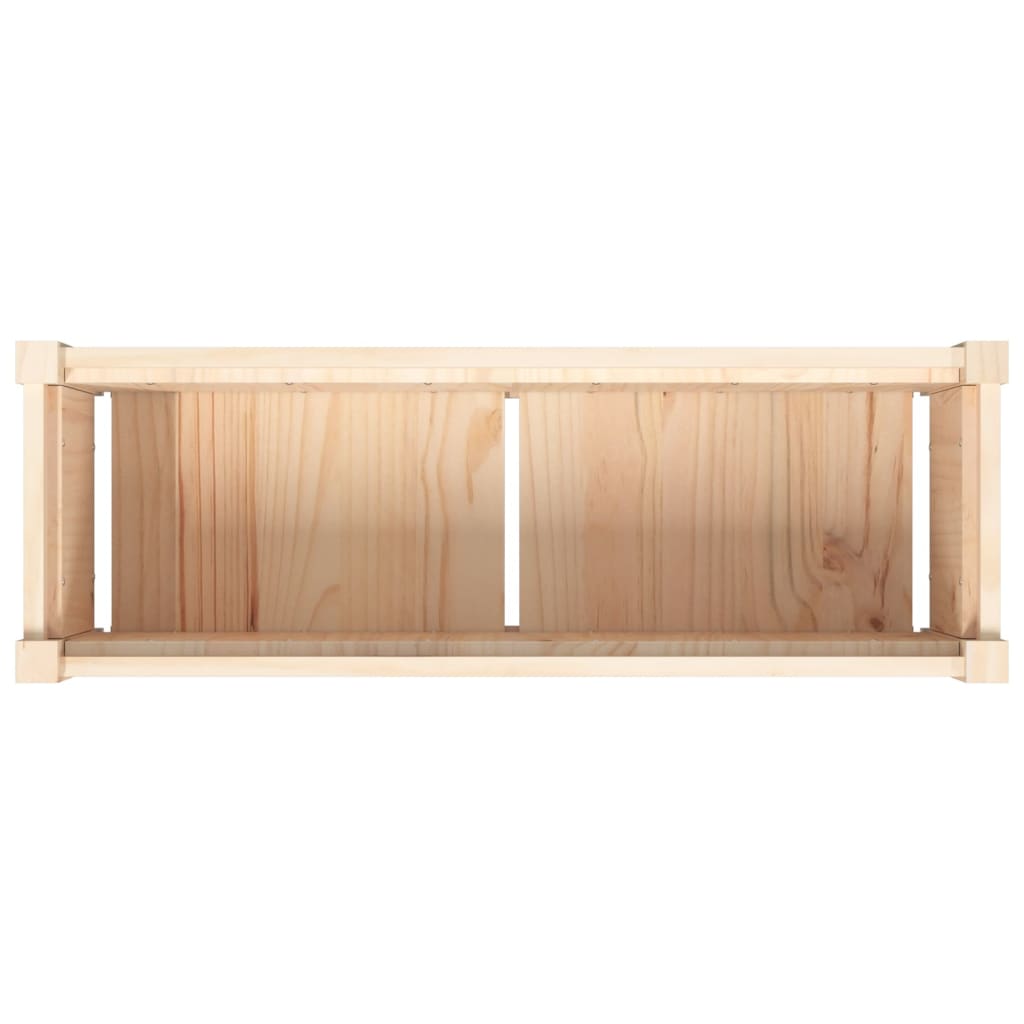 Plantenbak 90X3X3 Cm Massief Grenenhout 1 Natuurlijk grenenhout
