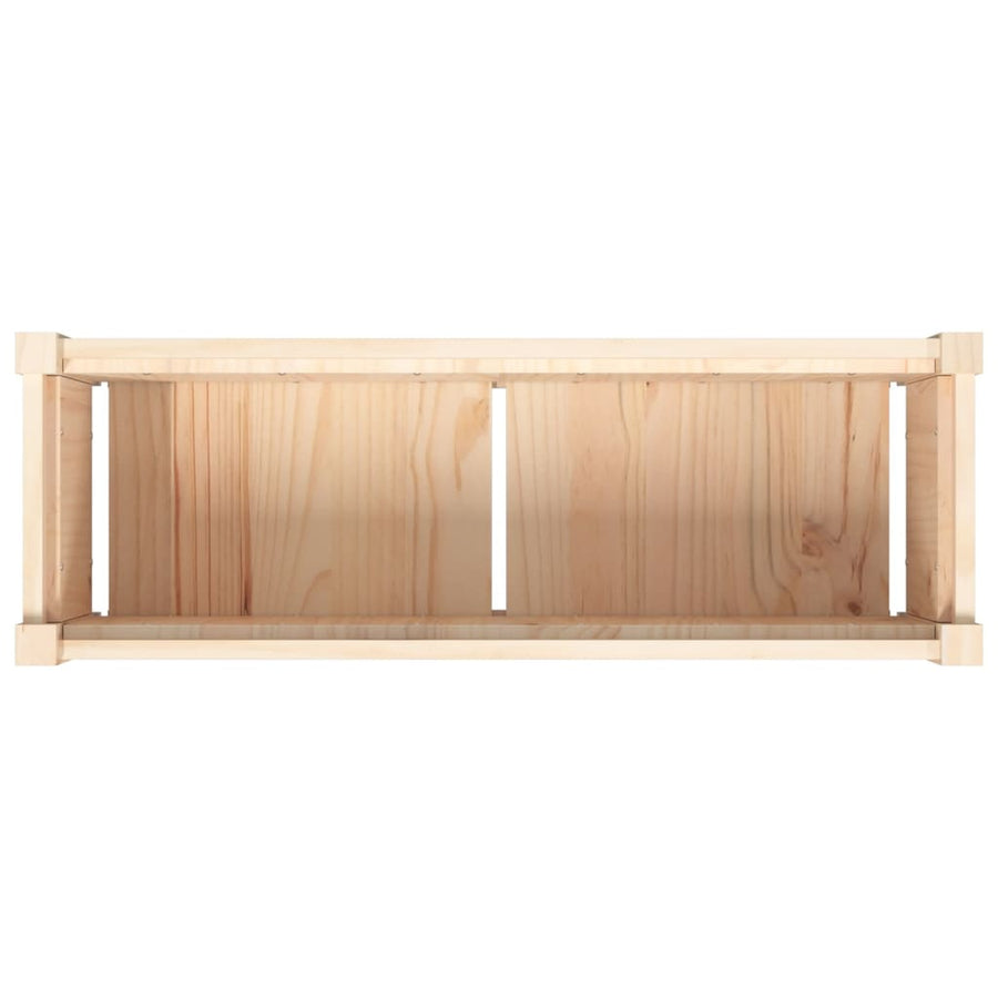 Plantenbak 90X3X3 Cm Massief Grenenhout 1 Natuurlijk grenenhout