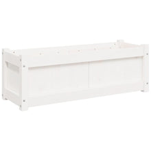 Plantenbak 90X3X3 Cm Massief Grenenhout 1 Wit