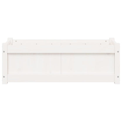 Plantenbakken Cm Massief Grenenhout 2 Wit