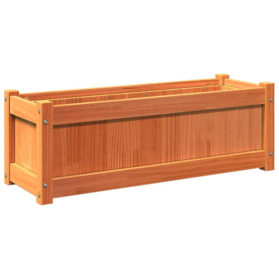 Plantenbakken 2 St Cm Massief Grenenhout Waxbruin