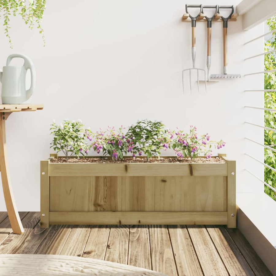 Plantenbak 90X31X31 Cm Geïmpregneerd Grenenhout 1